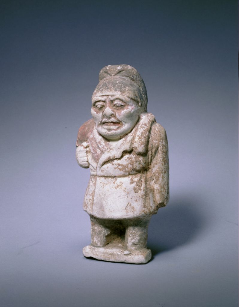 图片[1]-Pottery painted dwarf figurines-China Archive